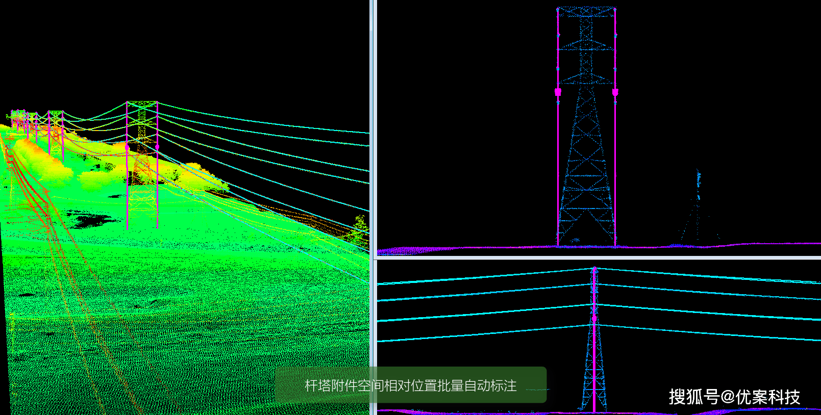 经验分享lidar电力线路巡检点云数据咋处理