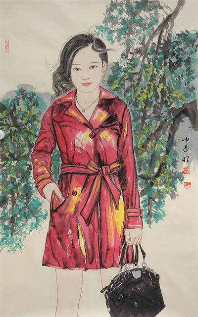 著名画家童建明(银生)新水墨人物精品展