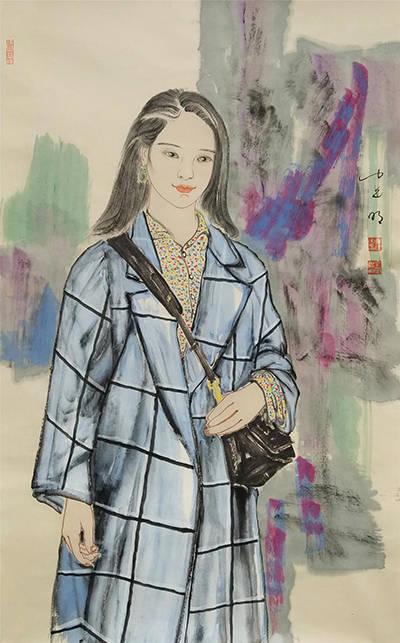 著名画家童建明(银生)新水墨人物精品展