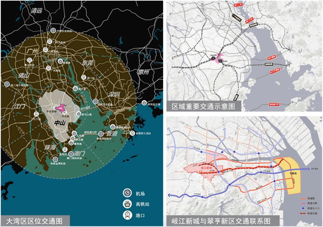 深中通道中山出口地图_最新规划图(介绍 剖析)