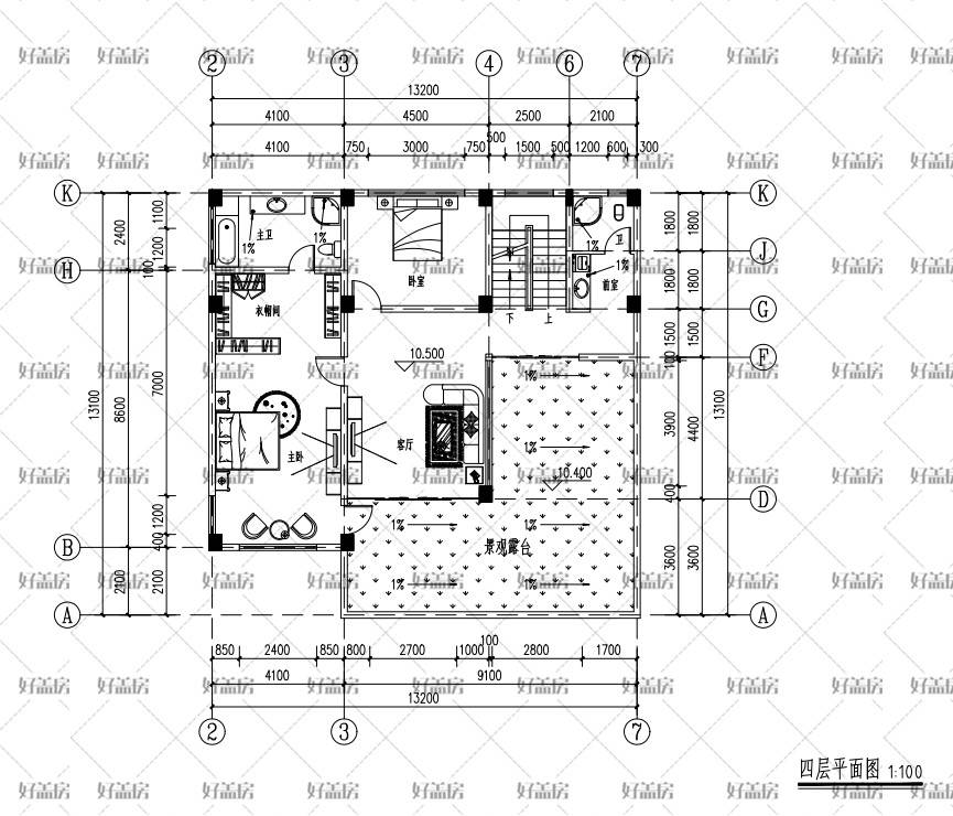 150平方米房屋设计图
