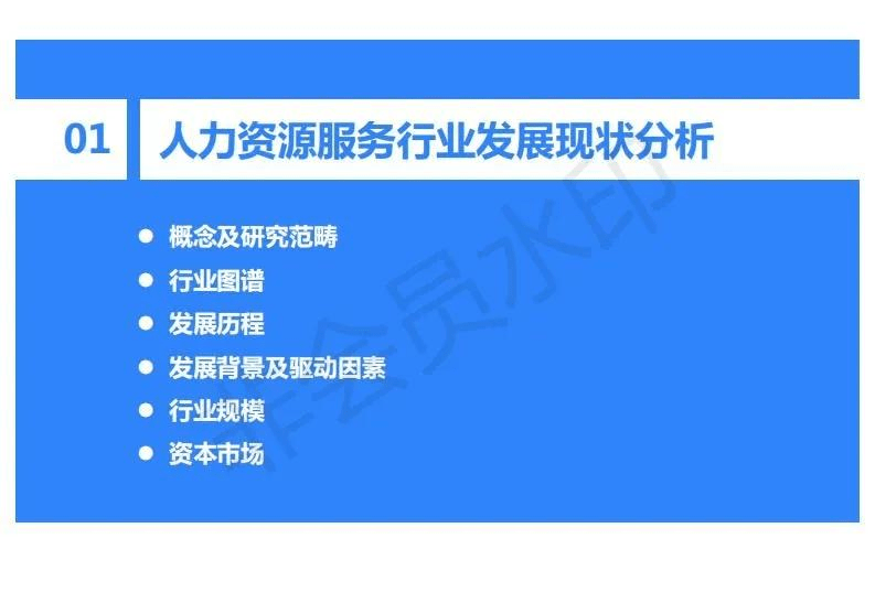 2021年中国人力资源服务行业研究报告