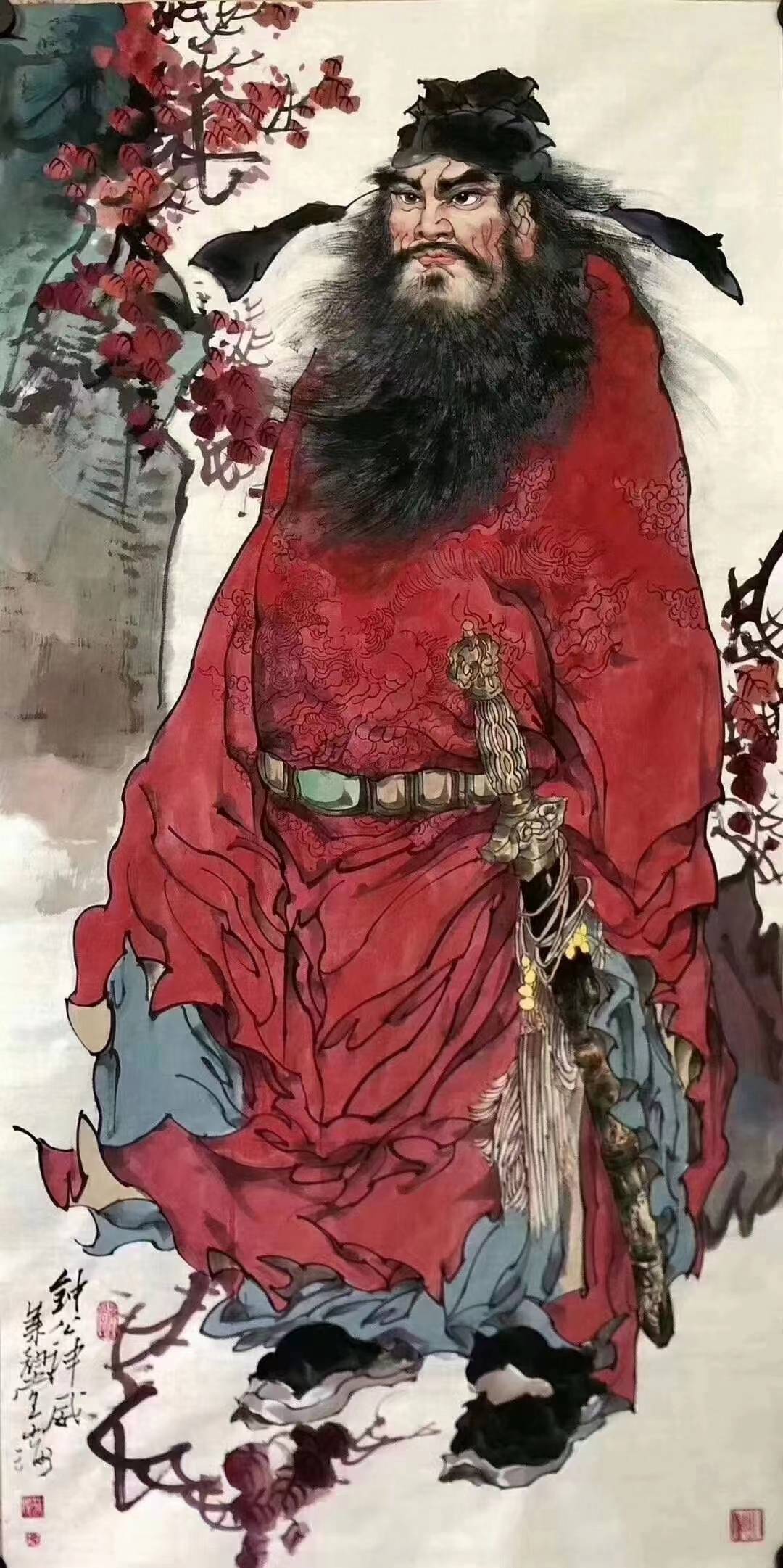 钟馗画家冯小海_书画