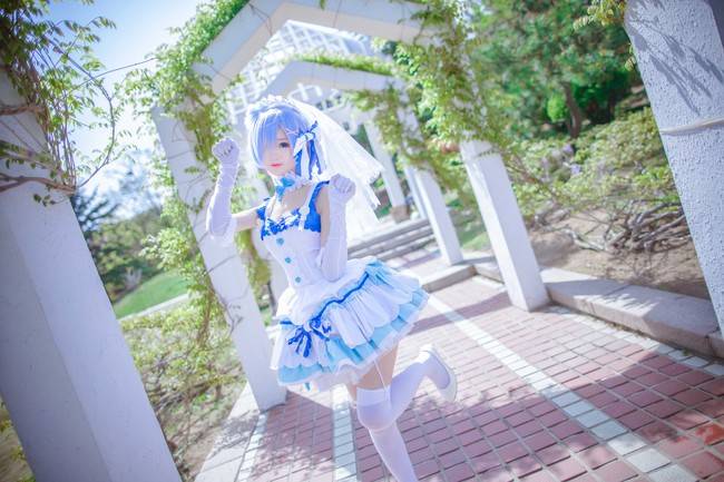 蕾姆水晶礼服cosplay分享