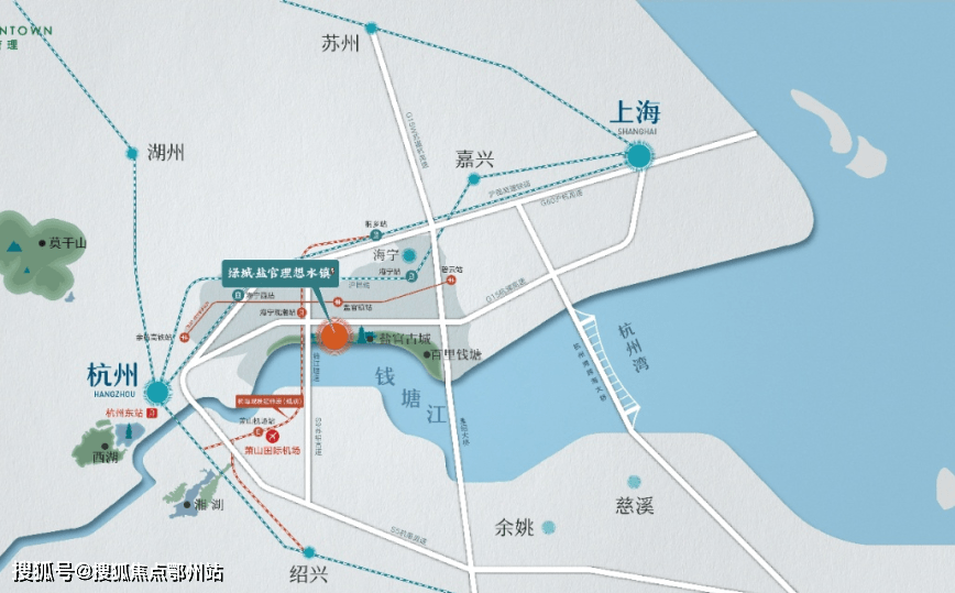 整体规划约6755亩,涵盖古城颐心景区,绿城·盐官理想水镇,音乐颐乐