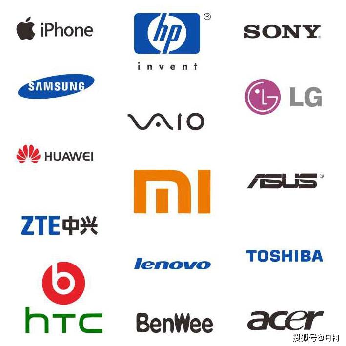 图3-部分手机品牌商标