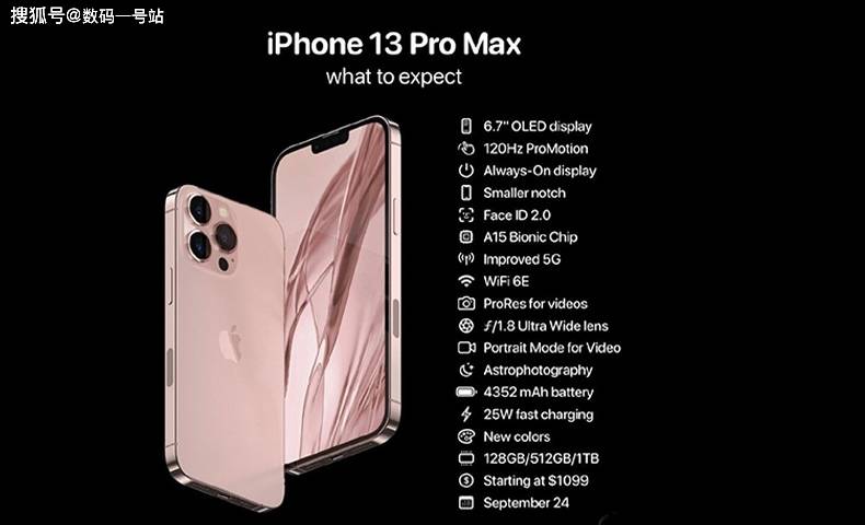 原创iphone13系列配置参数曝光仅max版支持120hz售价或与上代持平