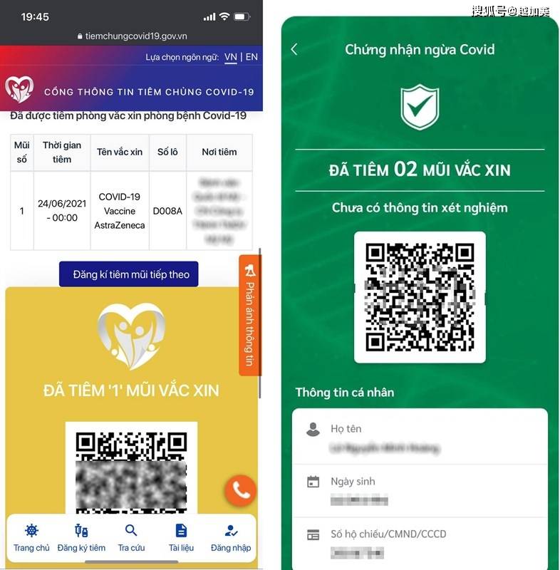 越南"新冠黄码""新冠绿码" 来源网络