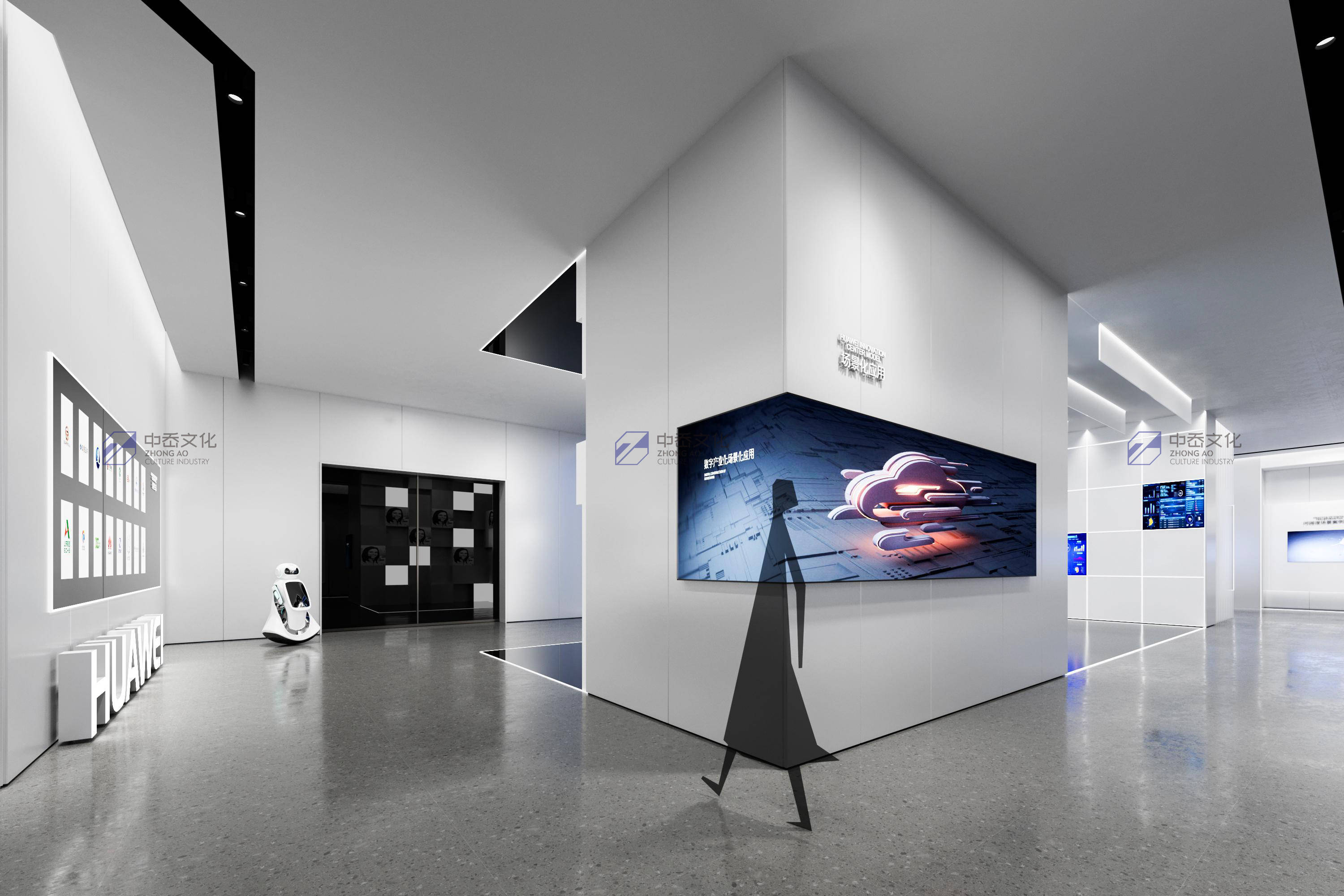 聊城(华为)创新中心展厅设计-中岙文化