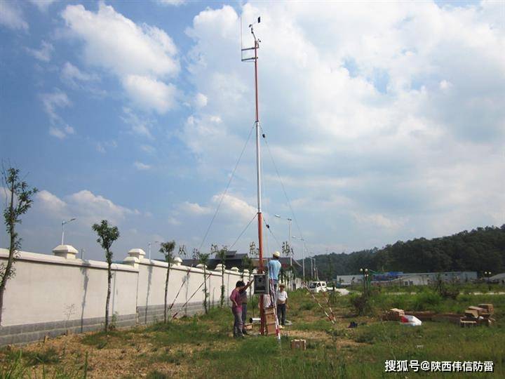 气象站拉线风杆安装操作指南