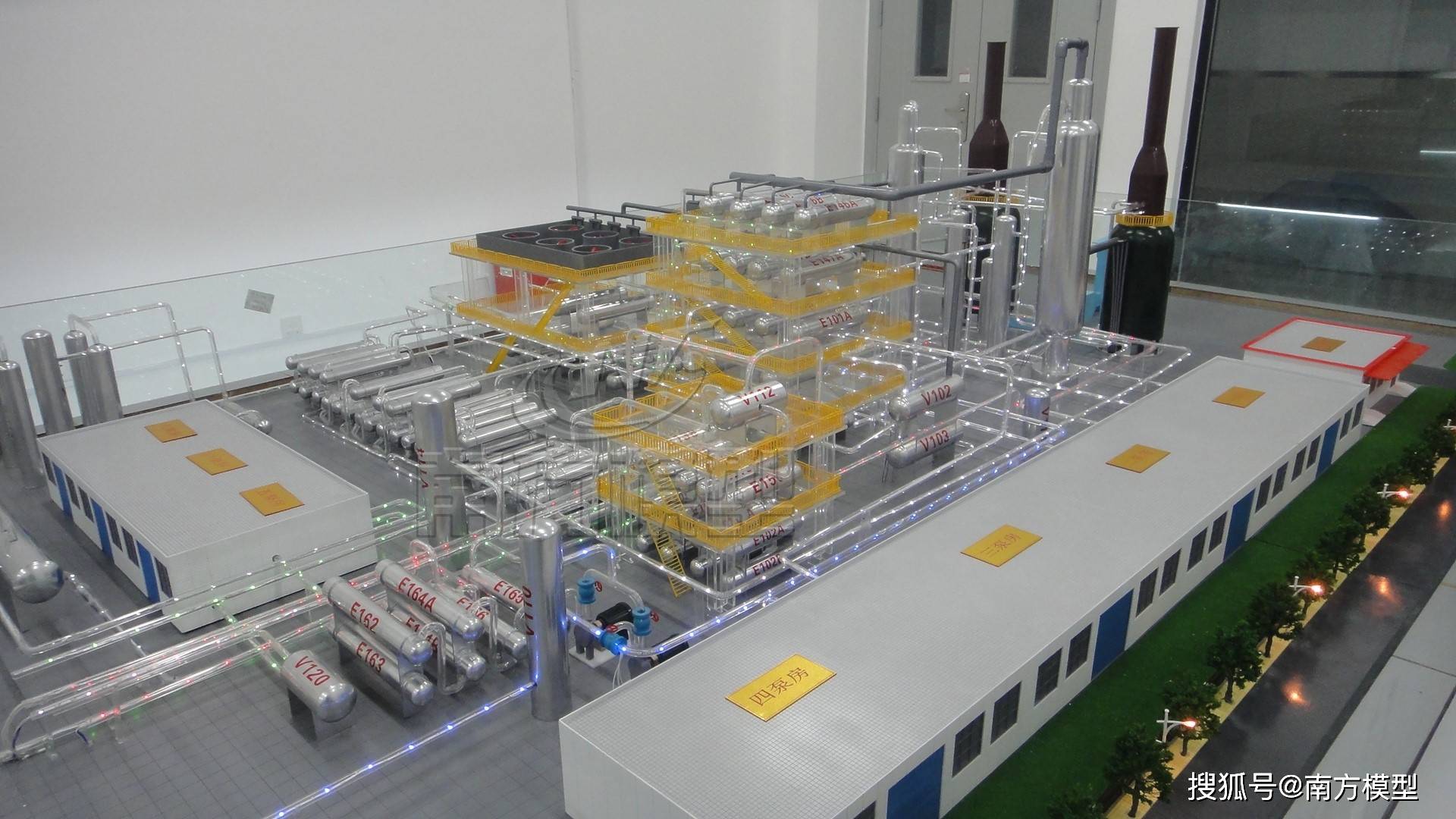 炼油厂整体沙盘模型石油化工沙盘模型化工装置模型