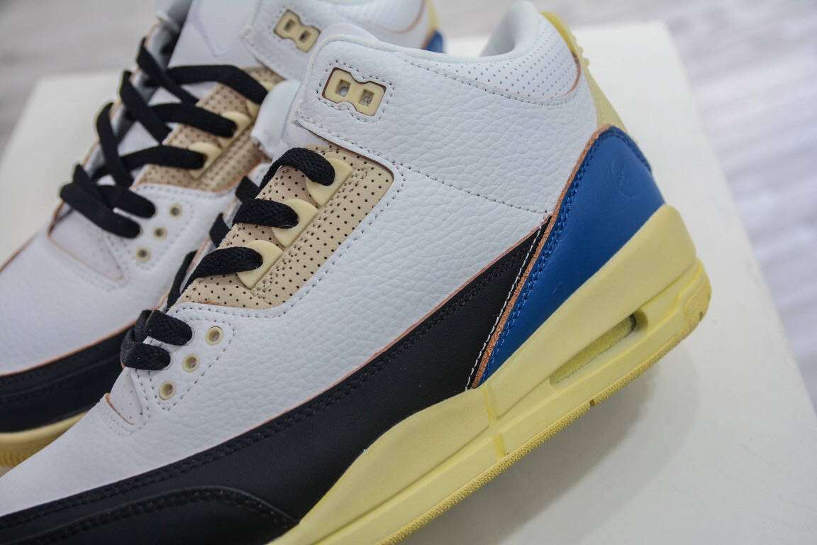 67乔丹airjordan3sedenim闪电藤原浩aj3篮球鞋