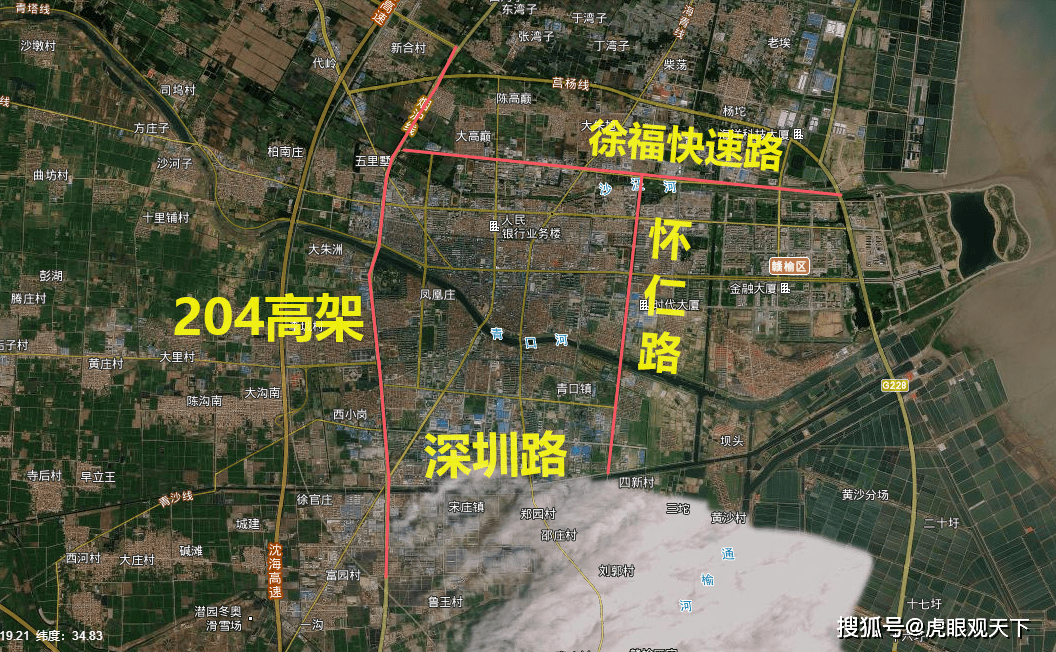 原创204高架徐福快速路未来5年连云港赣榆将重点推进这些交通项目