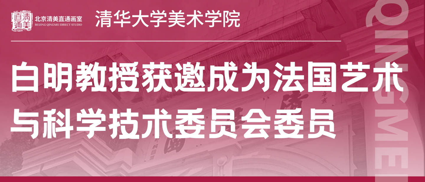 清华大学美术学院 | 白明传授获邀成为法国艺术与科学手艺委员会委员