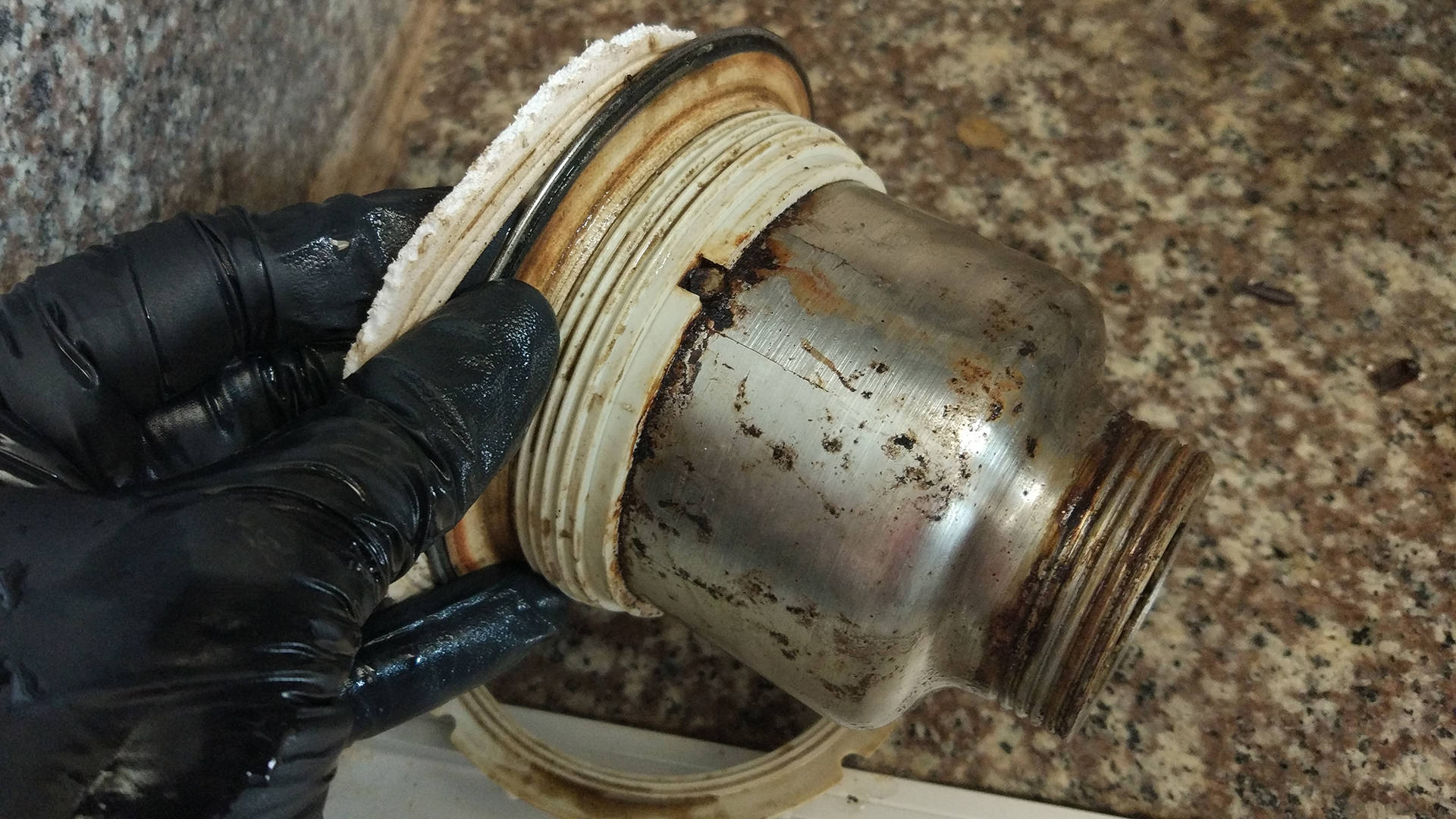 潜水艇多层防水双洗菜盆CSQ-12下水管套拆，彻底处理溢水问题