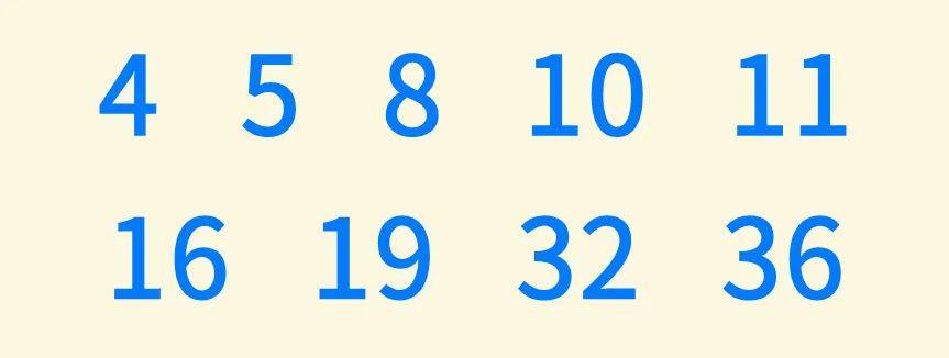 ：神一般的存在先来测测你的数理逻辑智能，找出下列数字中多余的一个：正确答案是：11 你答对了吗~怎样