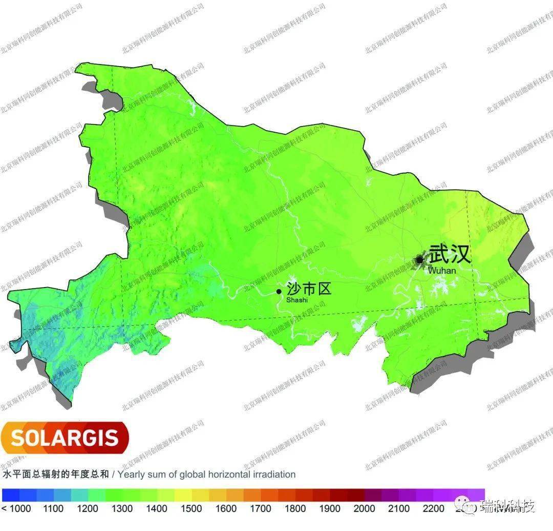 天津市,河北省华北地区中国各省高清太阳能资源图!