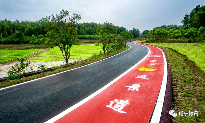 咸宁风景道通山慈口段 咸宁风景道咸安区黄荆塘段 2020年,咸宁风景道