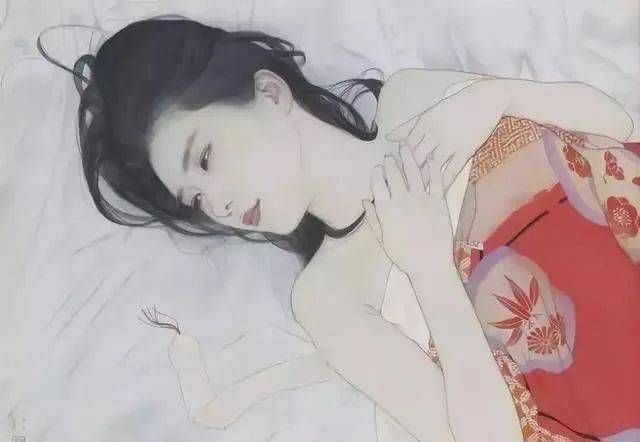 人称日本最美女画家工笔人体画绝了极具香艳的极致诱惑