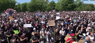 白宫|全美抗议迎新高潮：人数创新高，首都华盛顿爆最大规模抗议