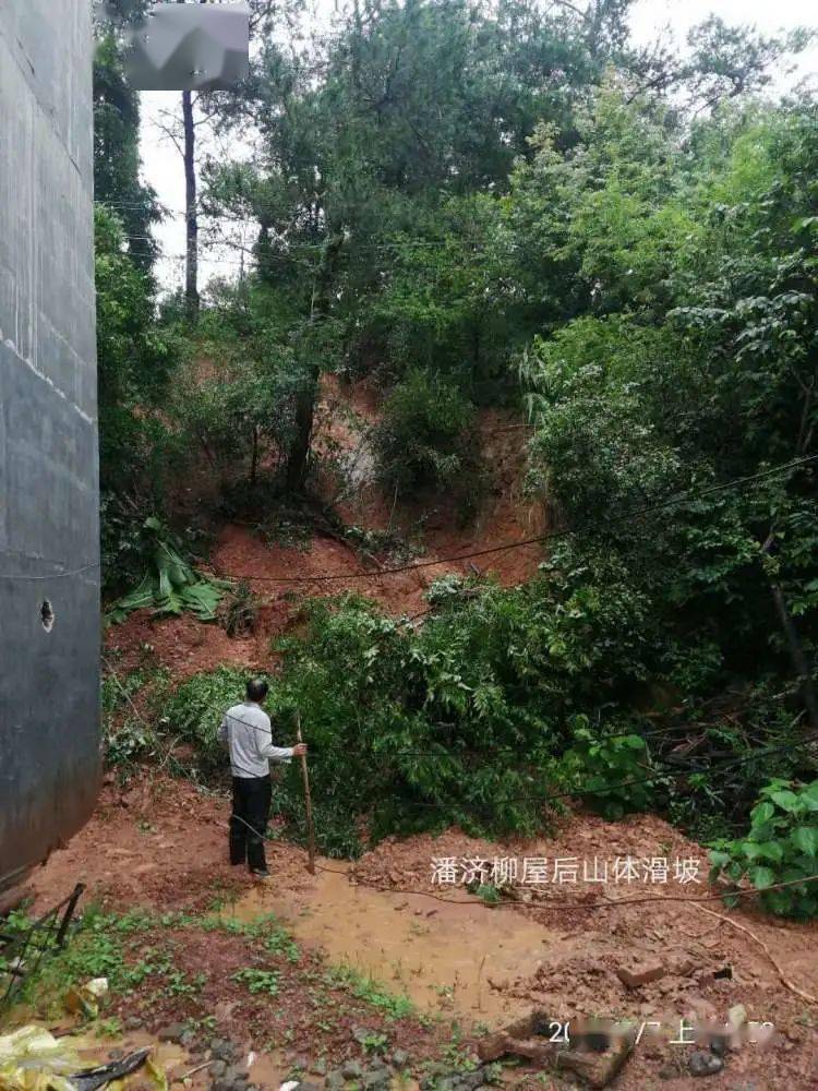 南乡镇部分农田,桥梁被淹进出桂岭主要道路的英民黄家桥尚未修通,便桥