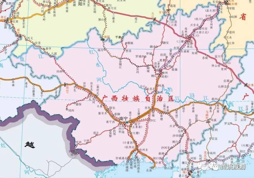 广西各个城市铁路建设及规划情况详览(完整版,看看昭平的情况!