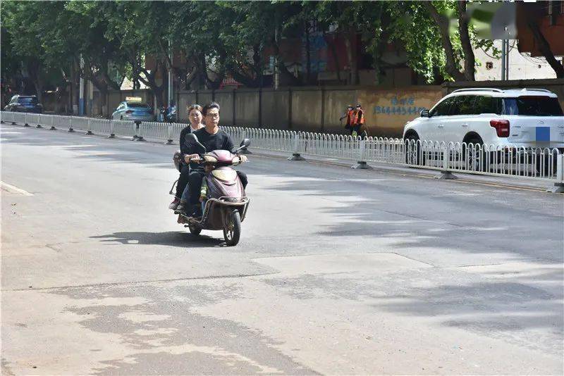 宣威不文明交通行为持续曝光【第24期(骑乘摩托车(电动车)未佩戴