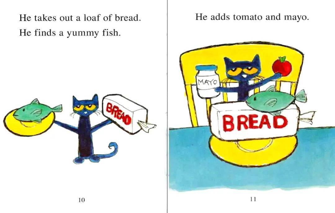 【绘本分享】《Pete The Cat Pete's Big Lunch》皮特的丰盛午餐_is
