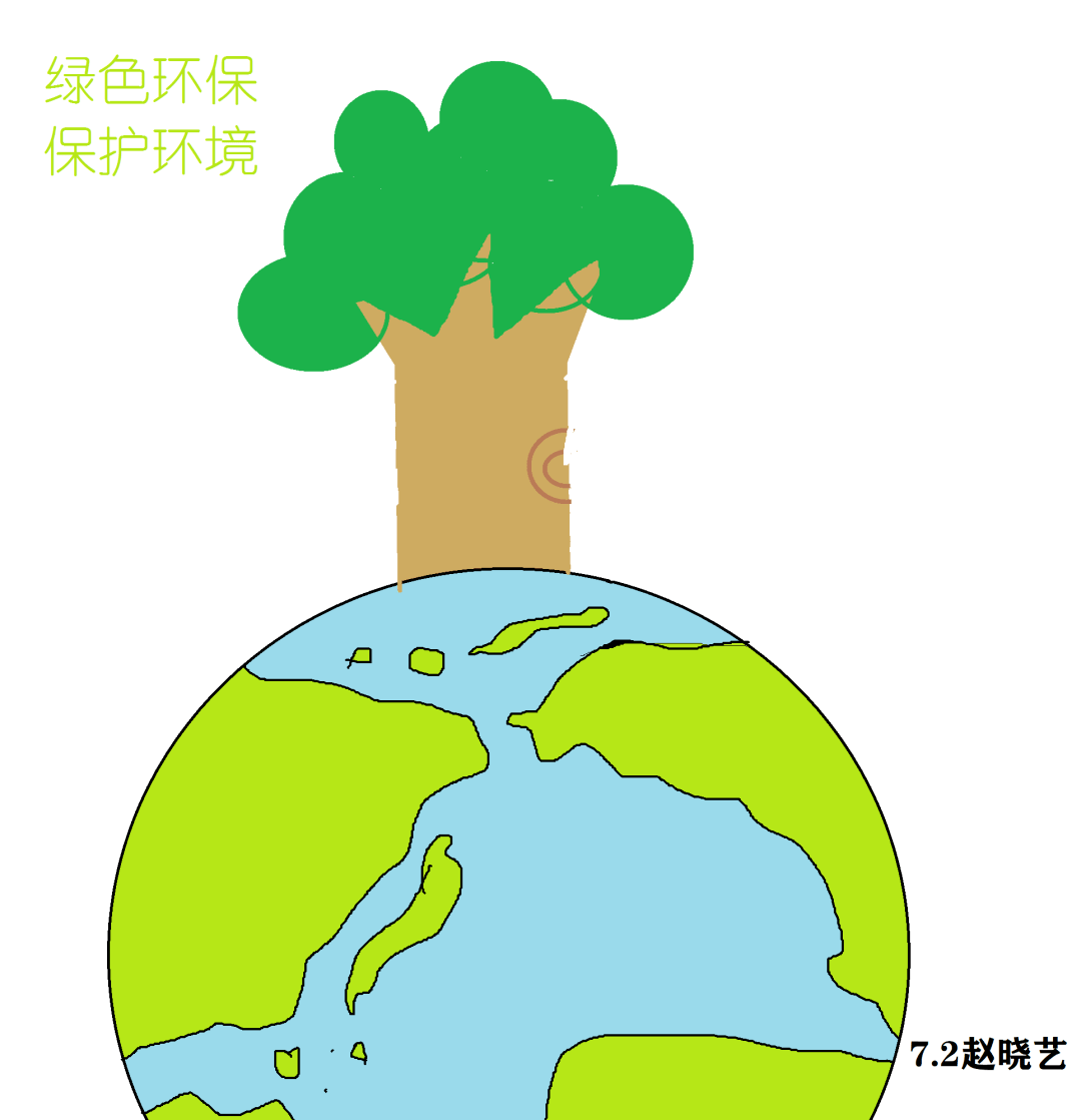 助力教学——长清湖实验学校举行"节能环保 绿色生活"电脑绘画比赛