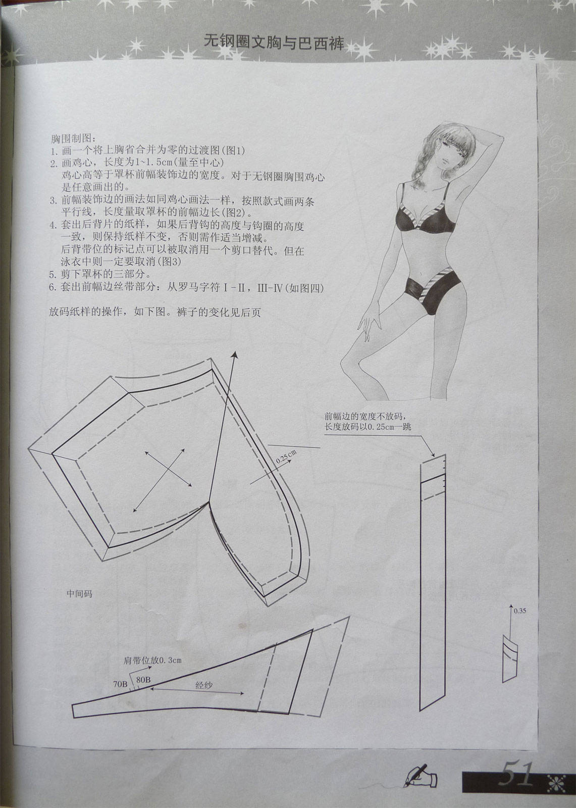 女性内衣设计制图技法 基础纸样的制图与放码