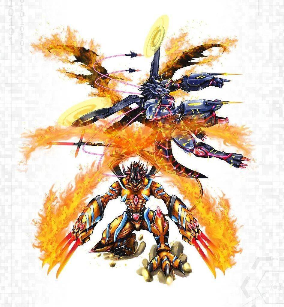 ultimate image《数码宝贝大冒险》亚古兽& 加布兽 原型公开