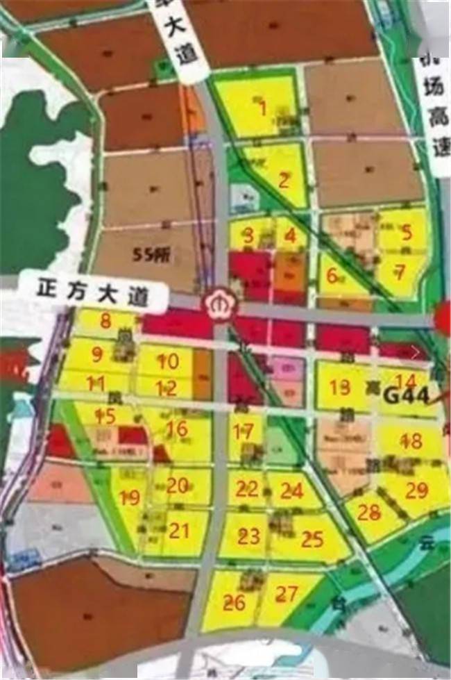 正方新城地块规划图 这就意味着正方新城还有超80%的宅地可供开发