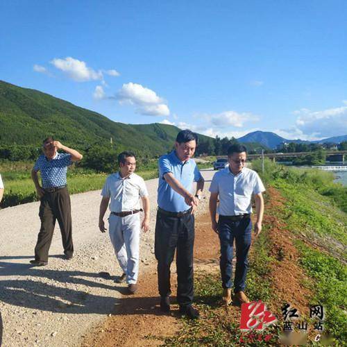 魏和胜首先来到蓝山县塔峰镇三蓝社区,边贸北路等地,实地检查"九城