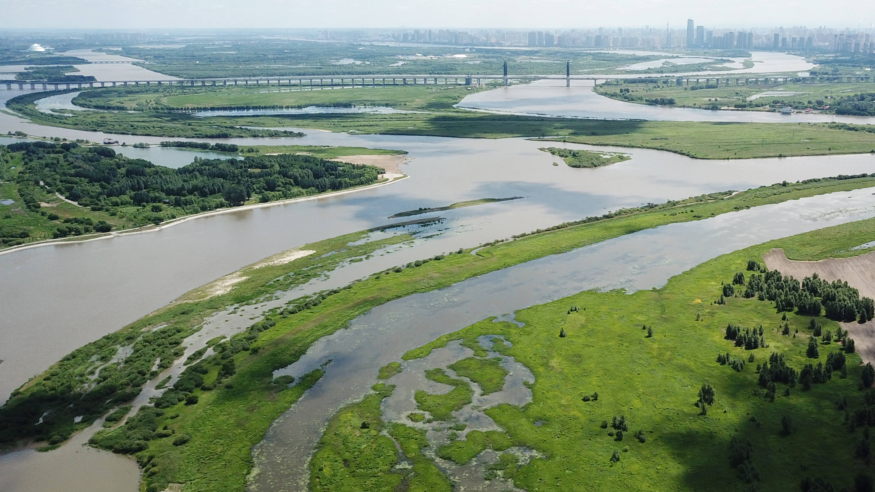国家|飞“阅”黑龙江太阳岛国家湿地公园