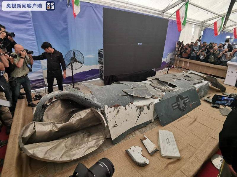 伊朗首次发布去年击落美国“全球鹰”无人机画面