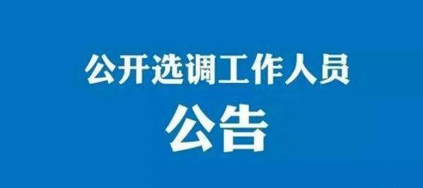 资溪县2020年度县直单位公开选调工作人员公告