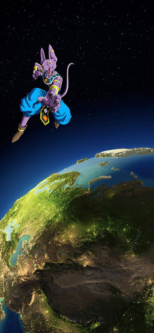 以宇宙为背景的龙珠超清壁纸