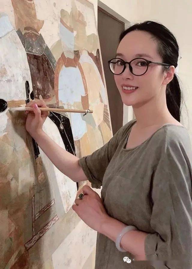 中国女画家李盼盼人物画艺术作品欣赏