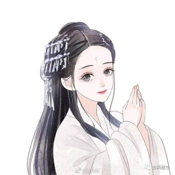 快来领取你的专属古风少女头像
