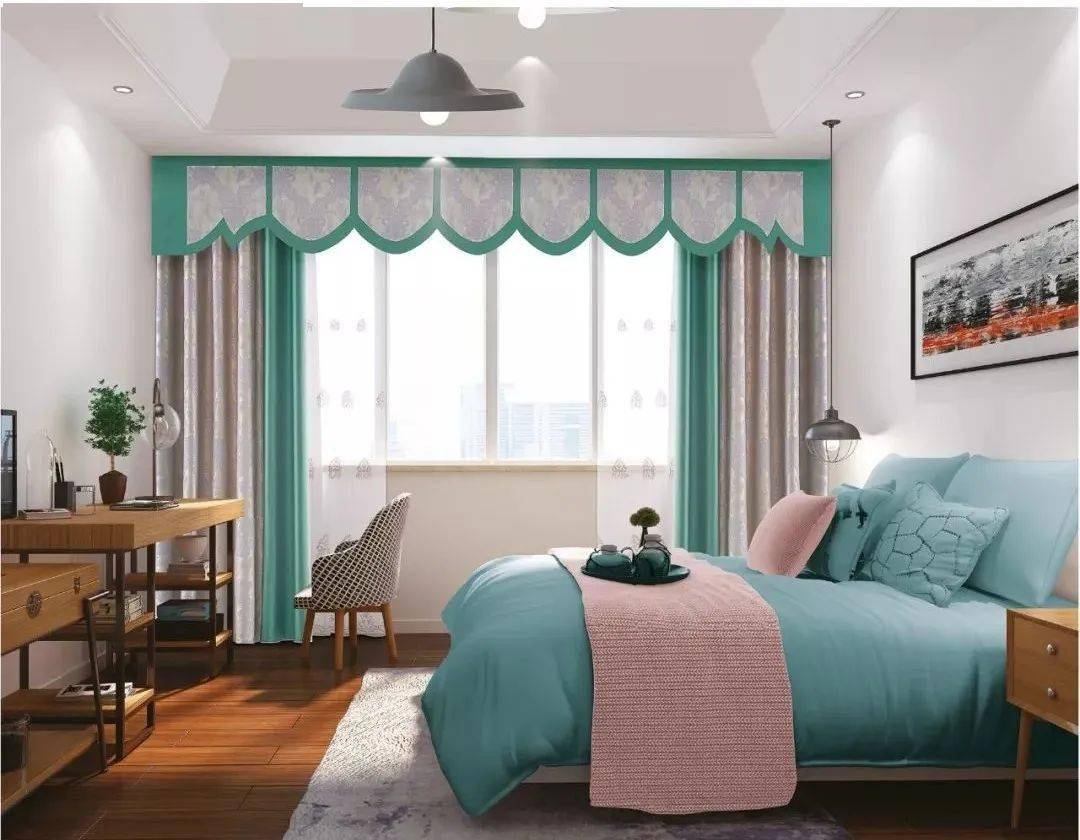 18个卧室窗帘搭配方案,简单易懂,一学就会