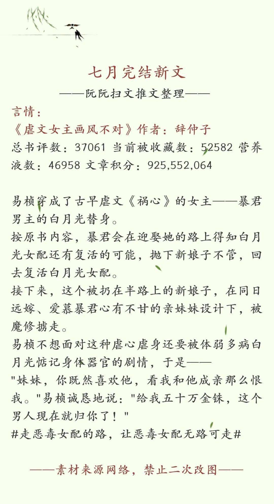 完结言情/纯爱/新文(穿书恶毒女配替身文 总攻大人仙侠师徒文〔20.