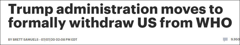 特朗普|对着干！拜登：若当选，第一天就重返世卫