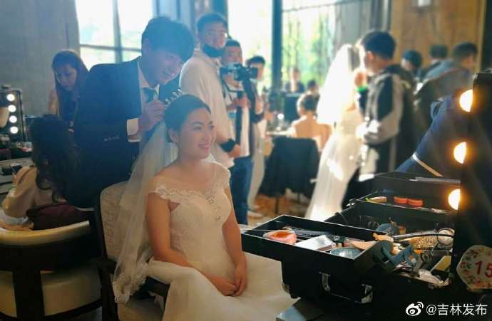 长白山|吉林长白山为50对“最美逆行者”举办 “高山婚礼”