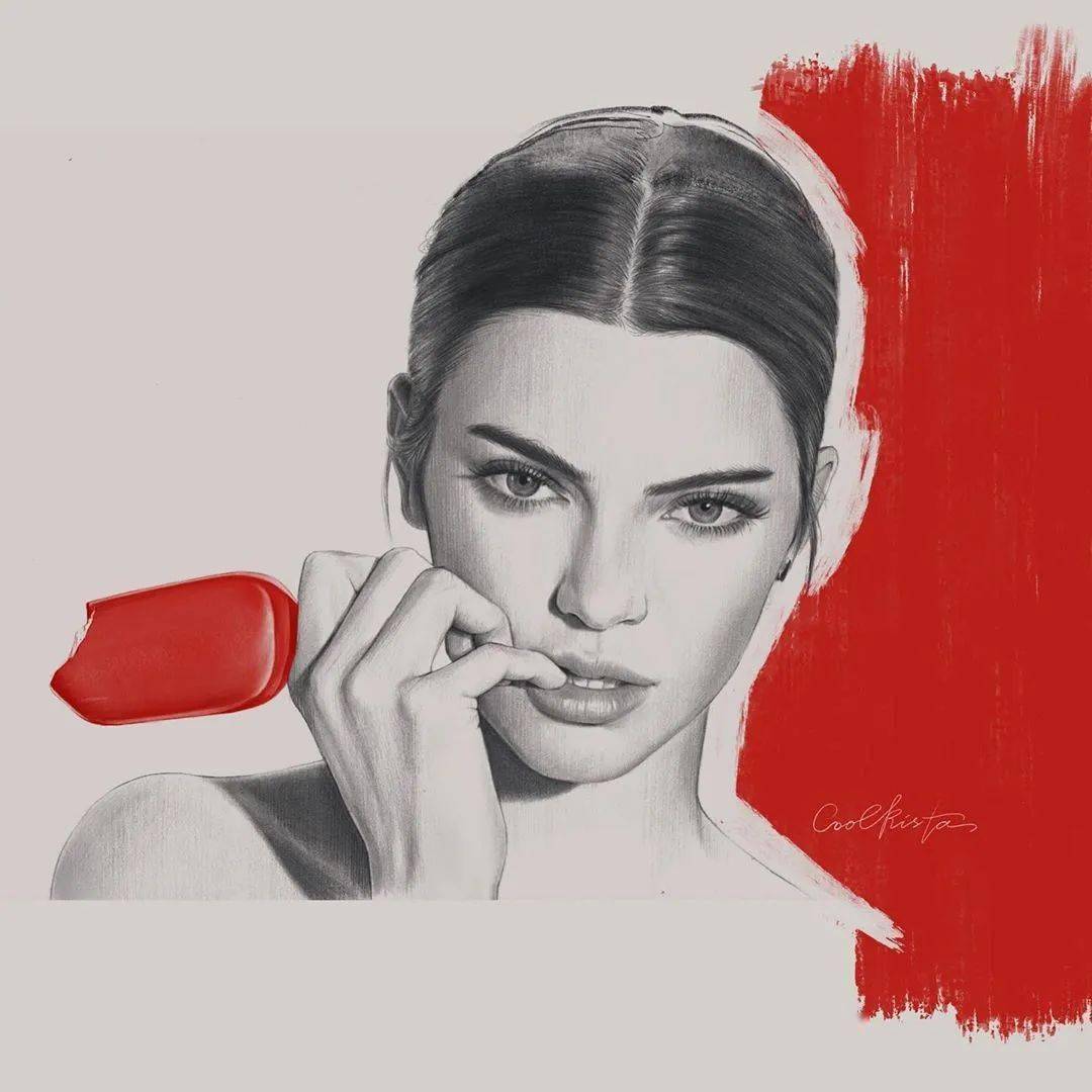 大神|时装画灵感|三庭五眼傻傻分不清楚?大神Nadia Coolrista超美步骤分享!