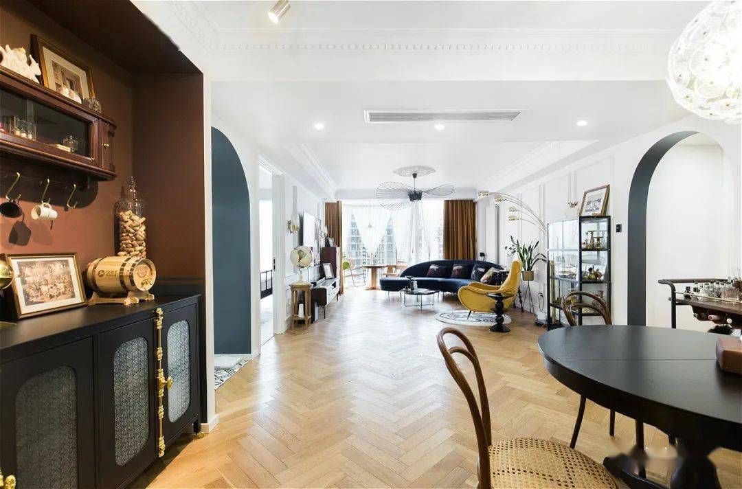 元素|美到窒息！北京夫妻的135㎡两室，多种vintage元素，打造极致惊艳之家！