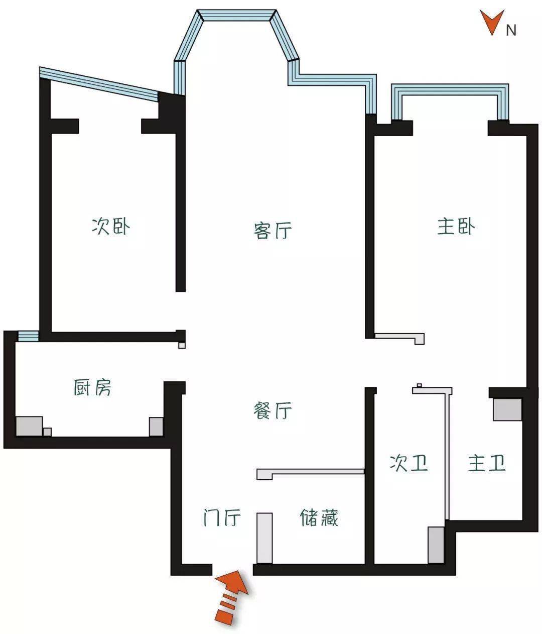 元素|美到窒息！北京夫妻的135㎡两室，多种vintage元素，打造极致惊艳之家！