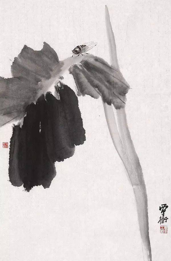 简约生动 覃卫 水墨画欣赏