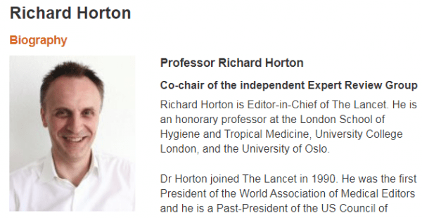 柳叶刀|锐参考 | “中国不应被指责！”这位顶级医学期刊主编给西方政客上了一课——