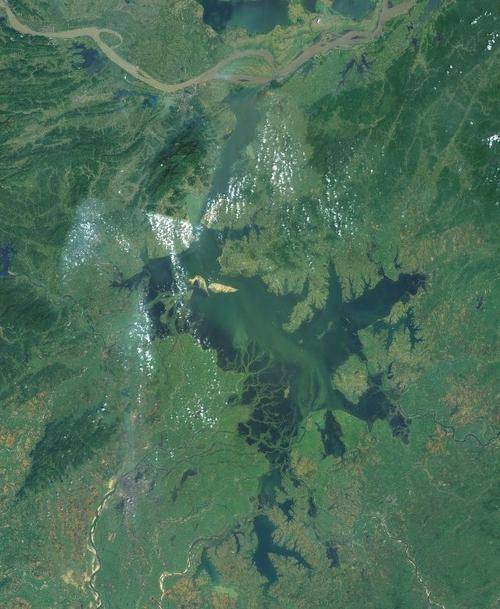 鄱阳湖卫星图