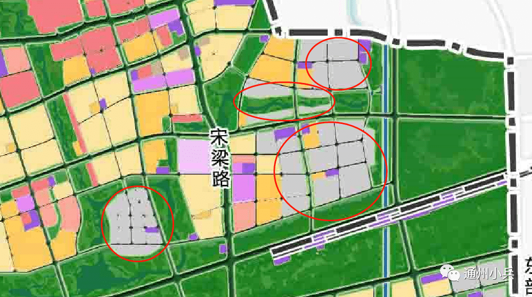 宋庄首儿所通州院区地块公示!周边地块划分曝光